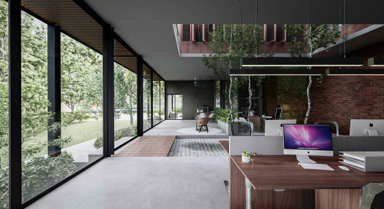 biophilic office