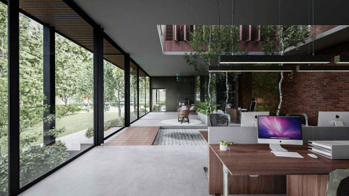 biophilic office