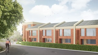 Commercial architecture design land promotion