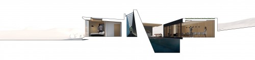 Commercial architecture design tourism pool and spa