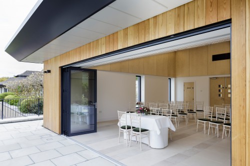 Inside outside commerical space