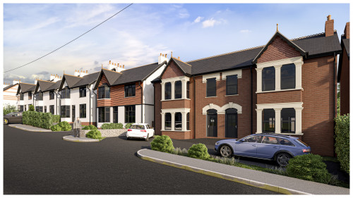 Sidmouth housing devlopment front other end