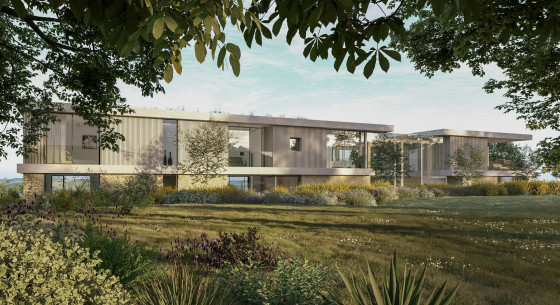 lyme regis contemporary home with glass link